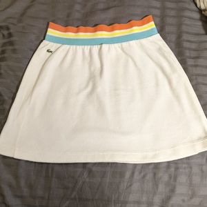Vintage Lacoste women's mini skirt...size 36 (small)
